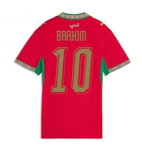Maroko Brahim Diaz #10 Domácí Dres pro Dámské MS 2026 Krátký Rukáv Maroko Brahim Diaz #10 Domácí Dres pro Dámské MS 2026 Krátký Rukáv